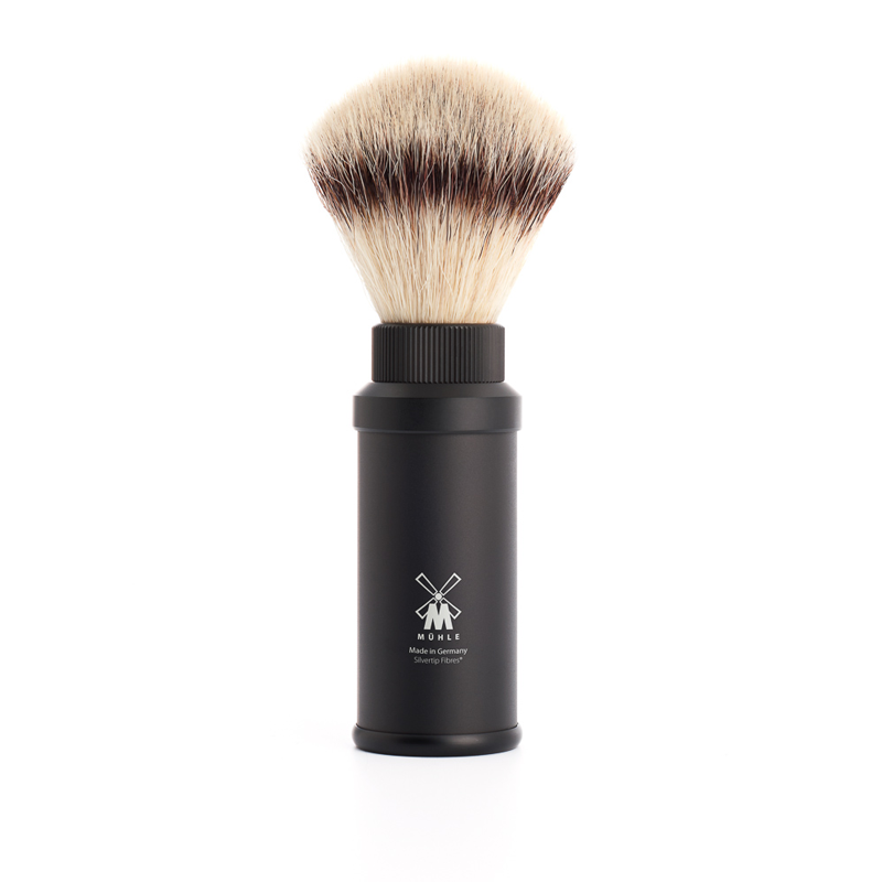 Muehle - Blaireau de voyage - Noir - Silvertip Fibre