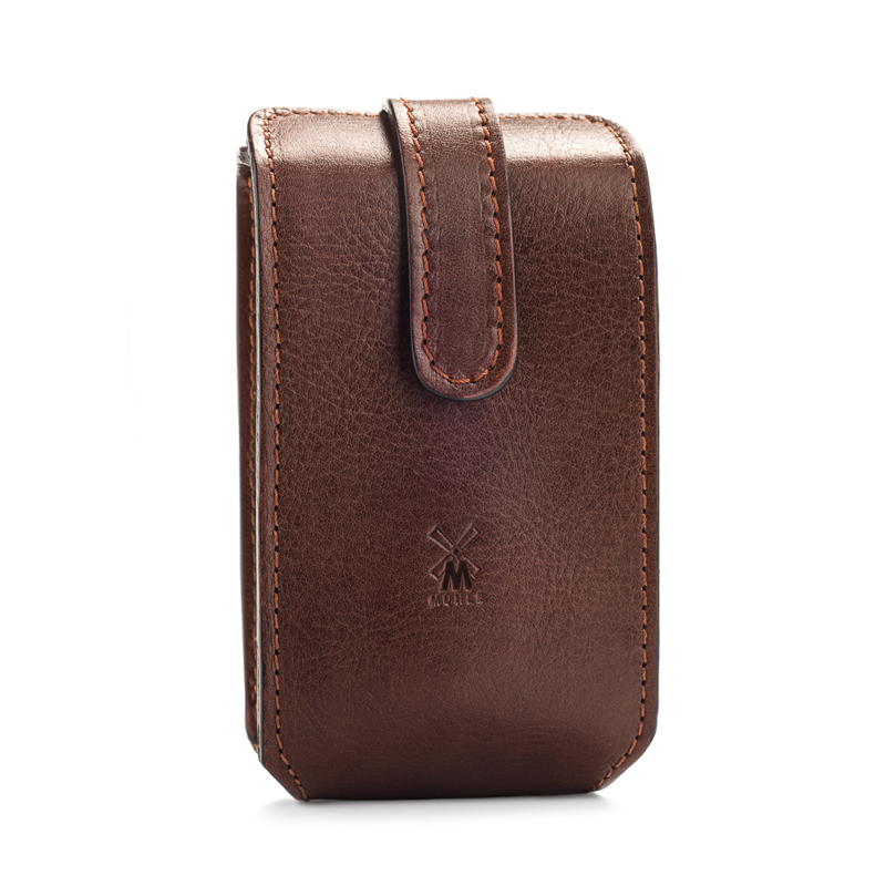 Muehle - Leather travel pouch for razor and brush