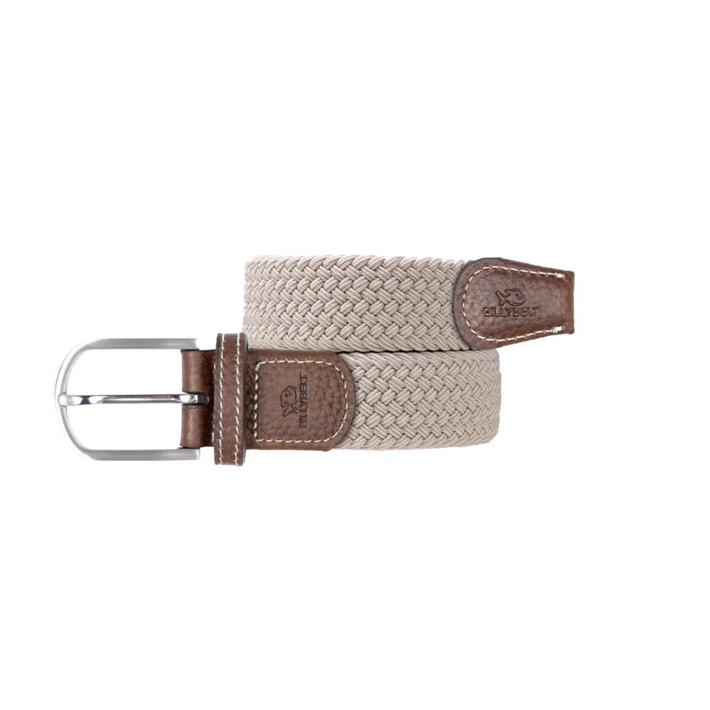 Billybelt - Elastic braided belt - Sand Beige - Size 2