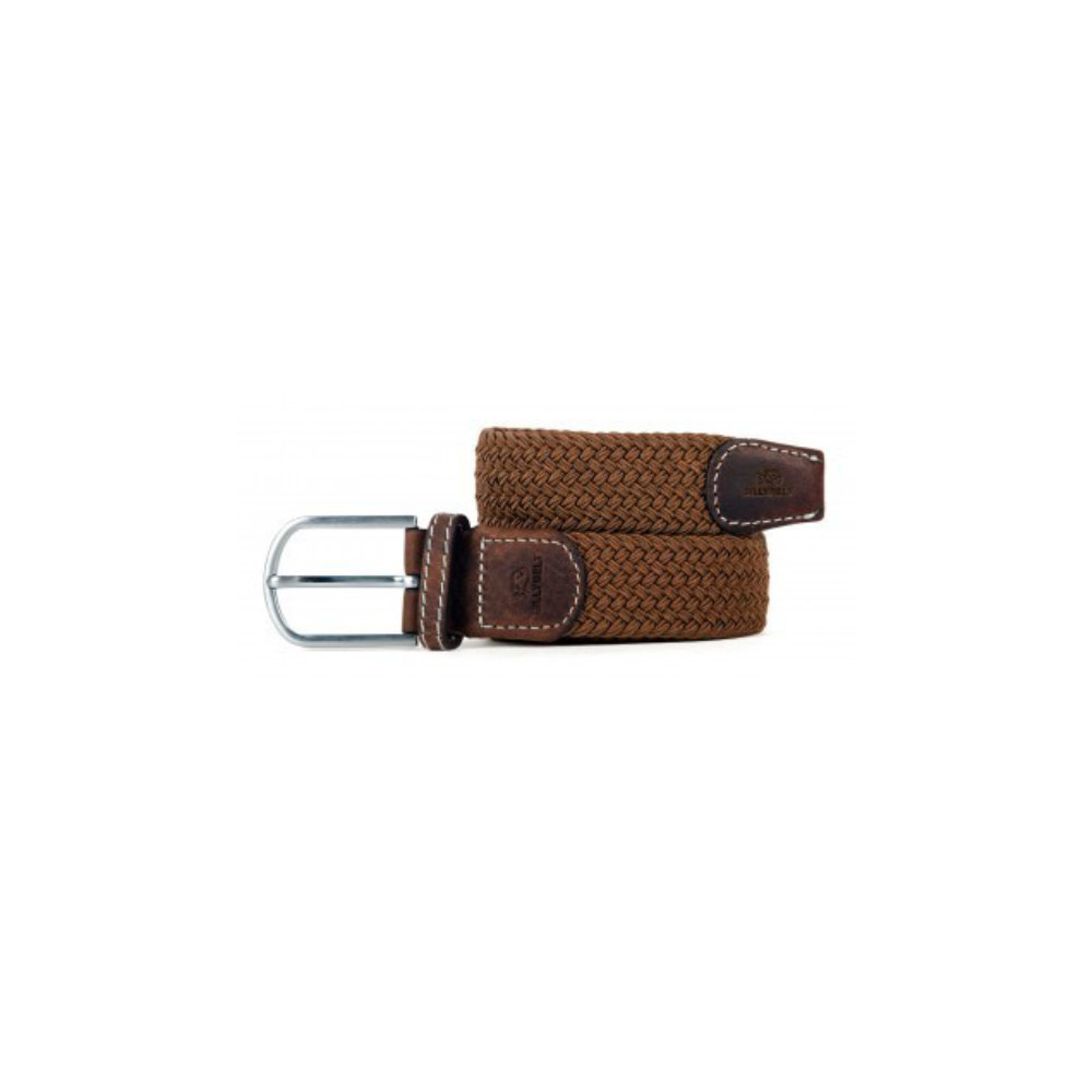 Billybelt - Elastic braided belt - Camel Brown - Size 1