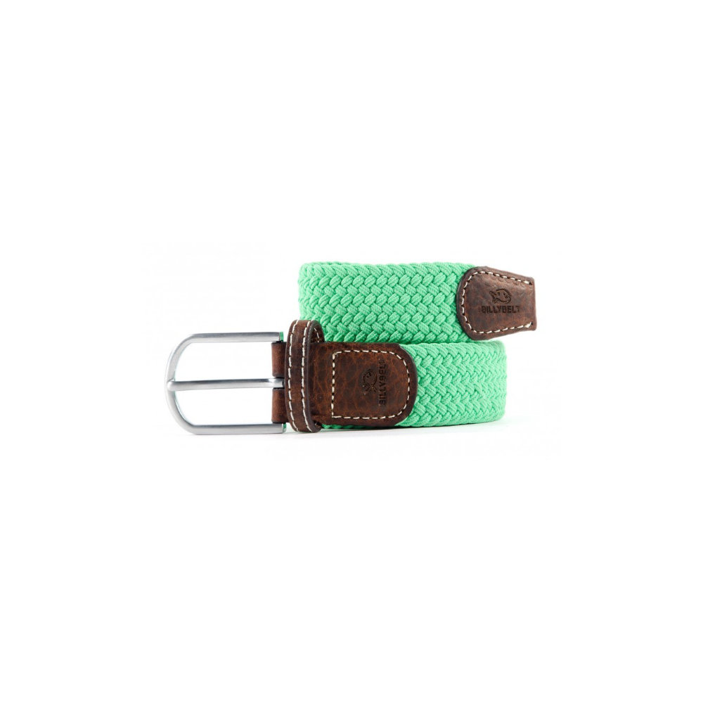 Billybelt - Ceinture tressée élastique - Vert Menthe - Taille 1