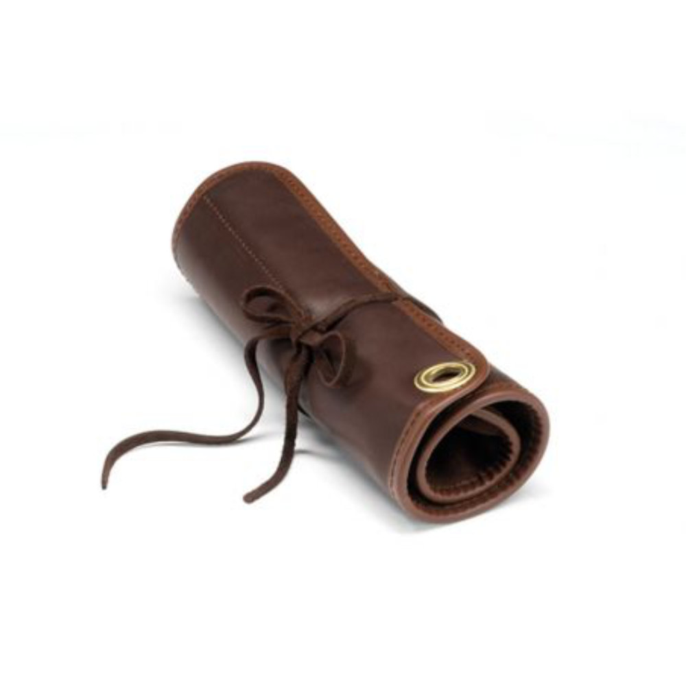 Thiers Issard - Trousse pour 7 rasoirs brune