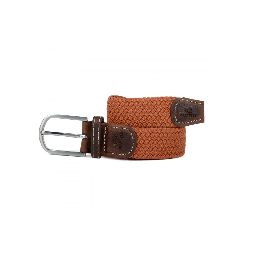 Billybelt - Ceinture tressée élastique - Terracotta - Taille 1