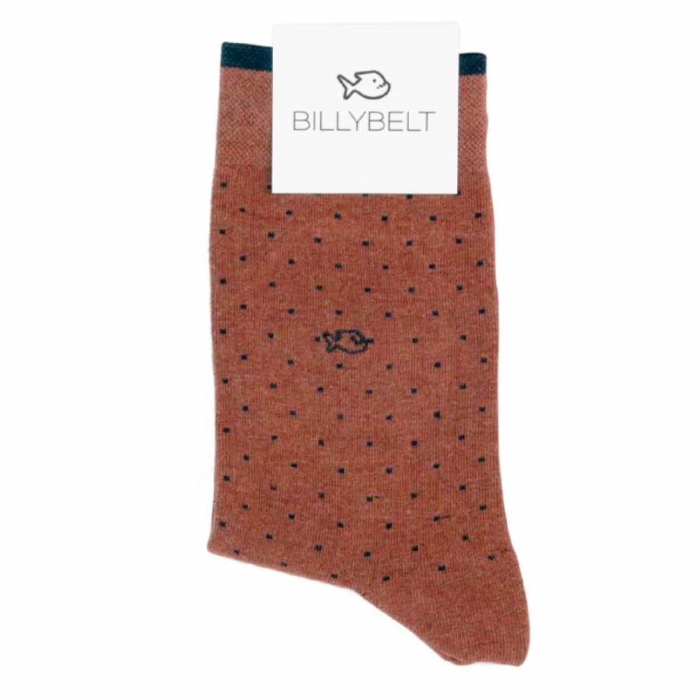 BillyBelt - Combed cotton socks - Muscade