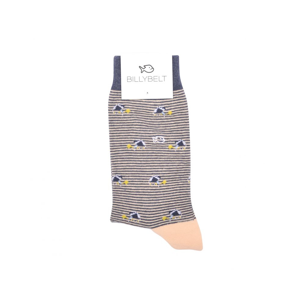BillyBelt - Chaussettes coton unie - Plage Bretagne