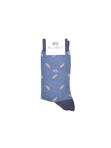 BillyBelt - Chaussettes coton unie - Feuilles grises