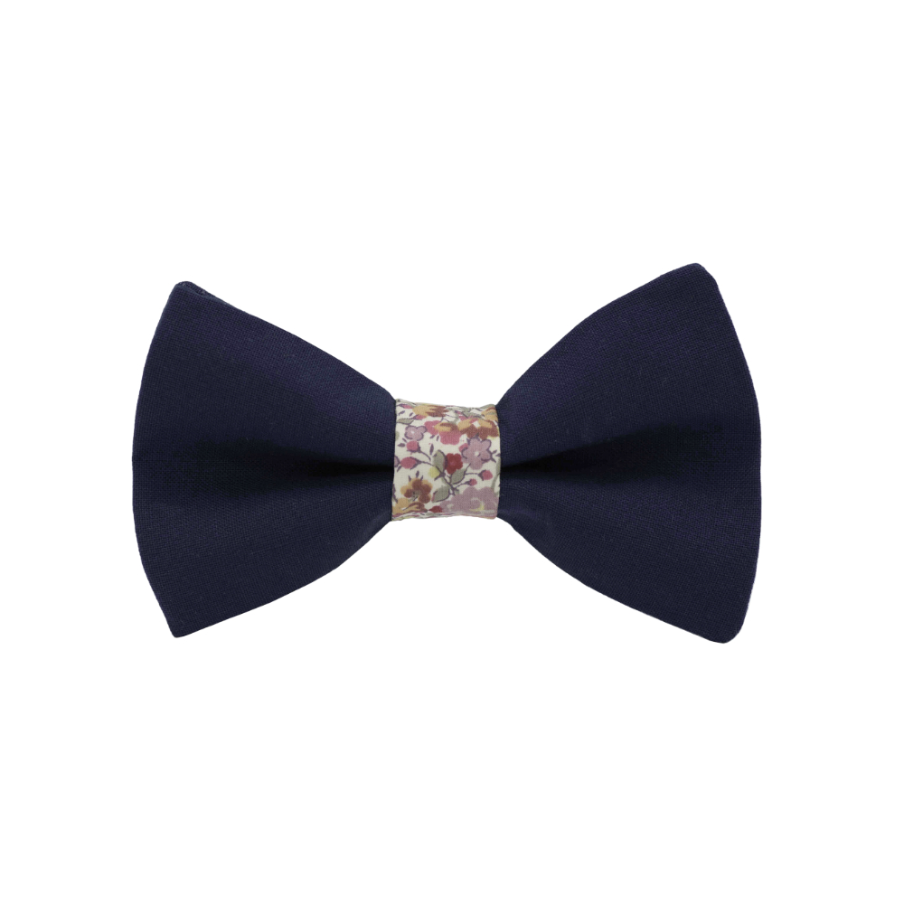Jaggs - Nœud papillon uni bleu "Paris"