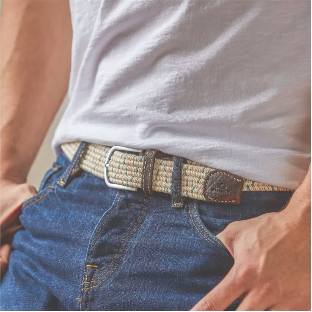 Billybelt - Ceinture coton cirée élastique - Kara - Taille 2