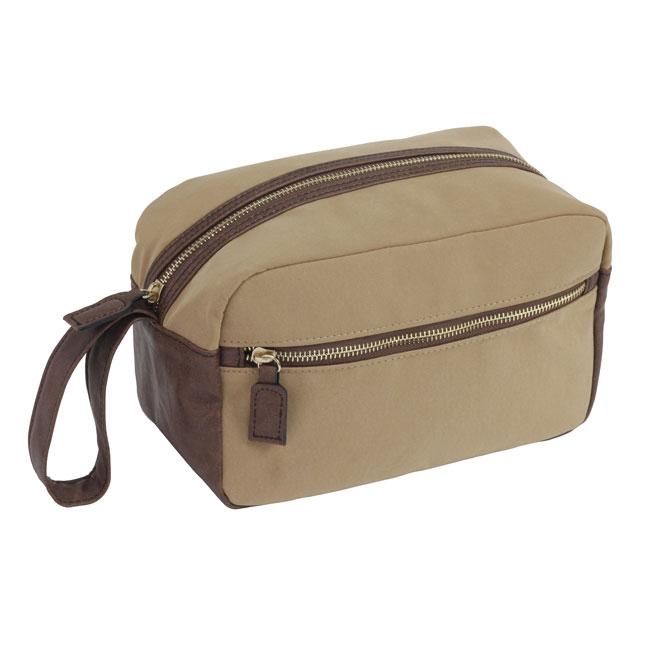 Trousse de toilette beige