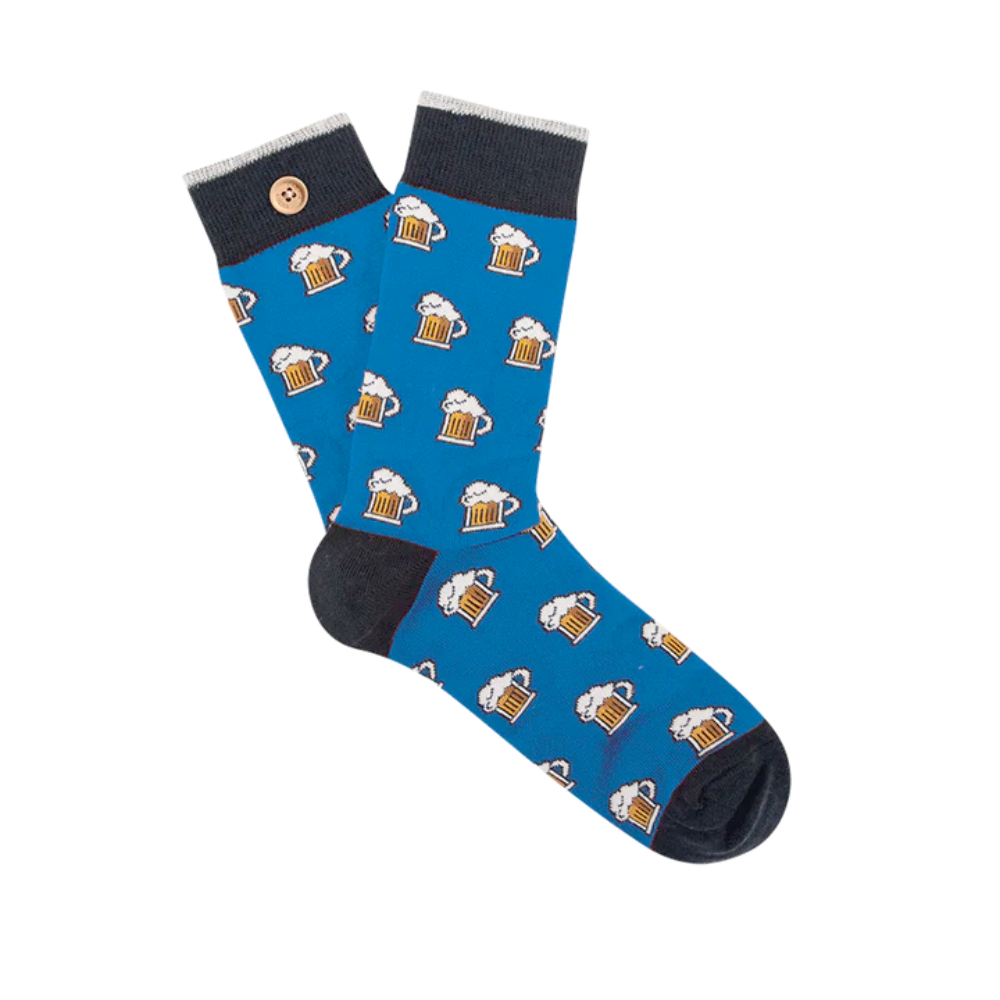 Cabaia - Socks - Leopold et Zoé - Blue