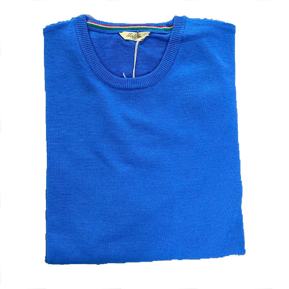 Galiffa - Blue Pullover - Round collar - 3XL