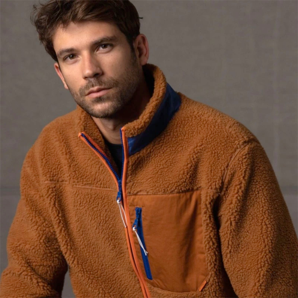 BillyBelt - Veste Sherpa - Camel - S