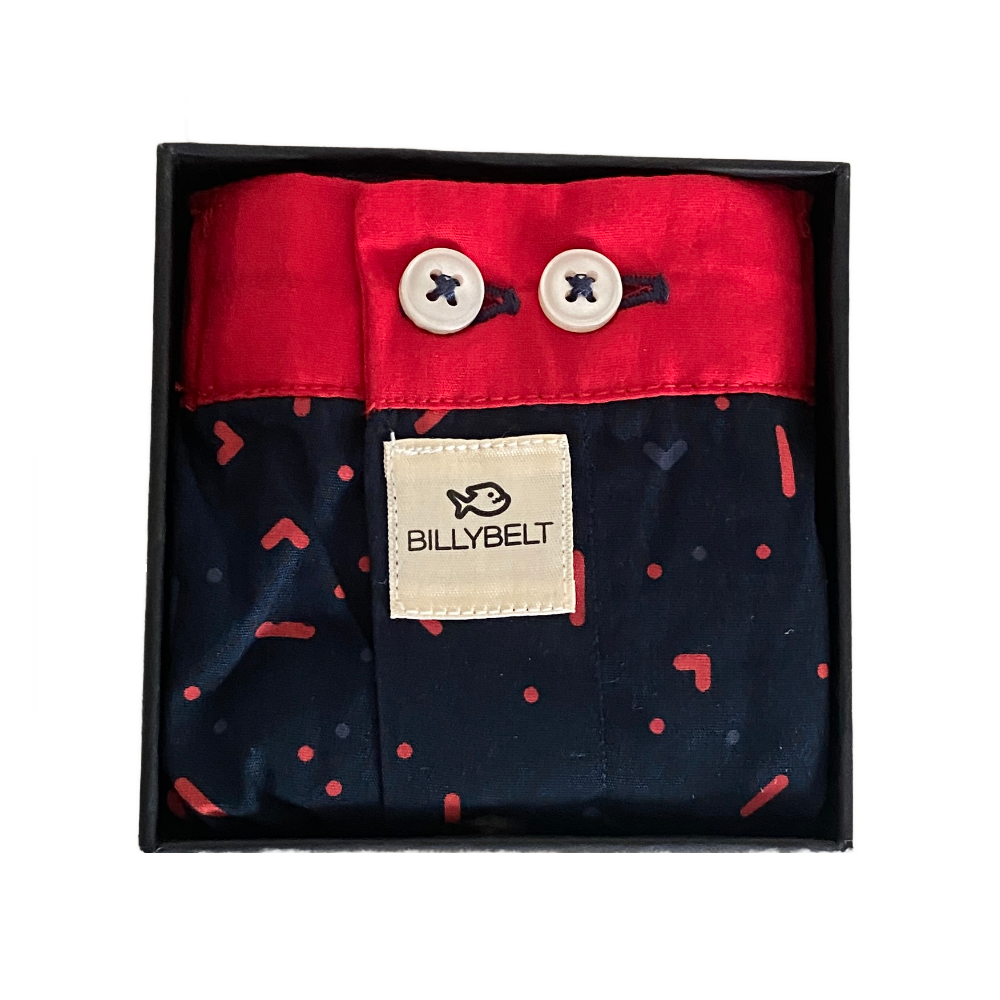 BillyBelt - Caleçon en coton bio - Fireworks - Taille 2XL