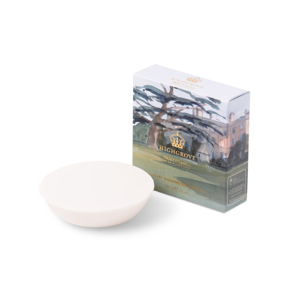 Truefitt - Highgrove recharge de savon à barbe - 100g