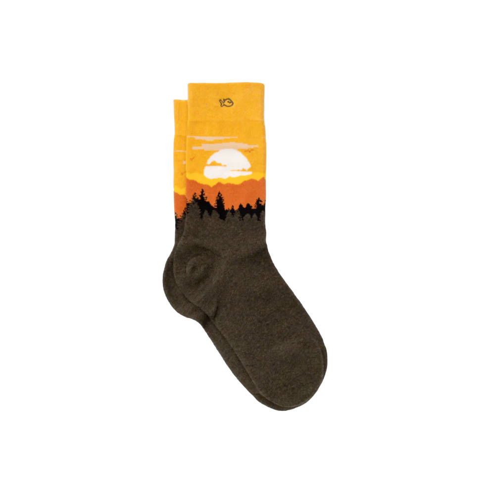 BillyBelt - Combed cotton patterned socks - Yosemite