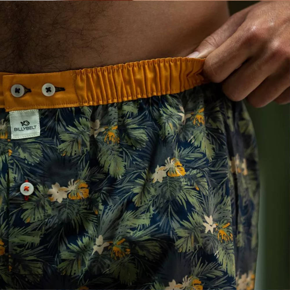 BillyBelt - Organic cotton boxer shorts - Canopy - Size XL
