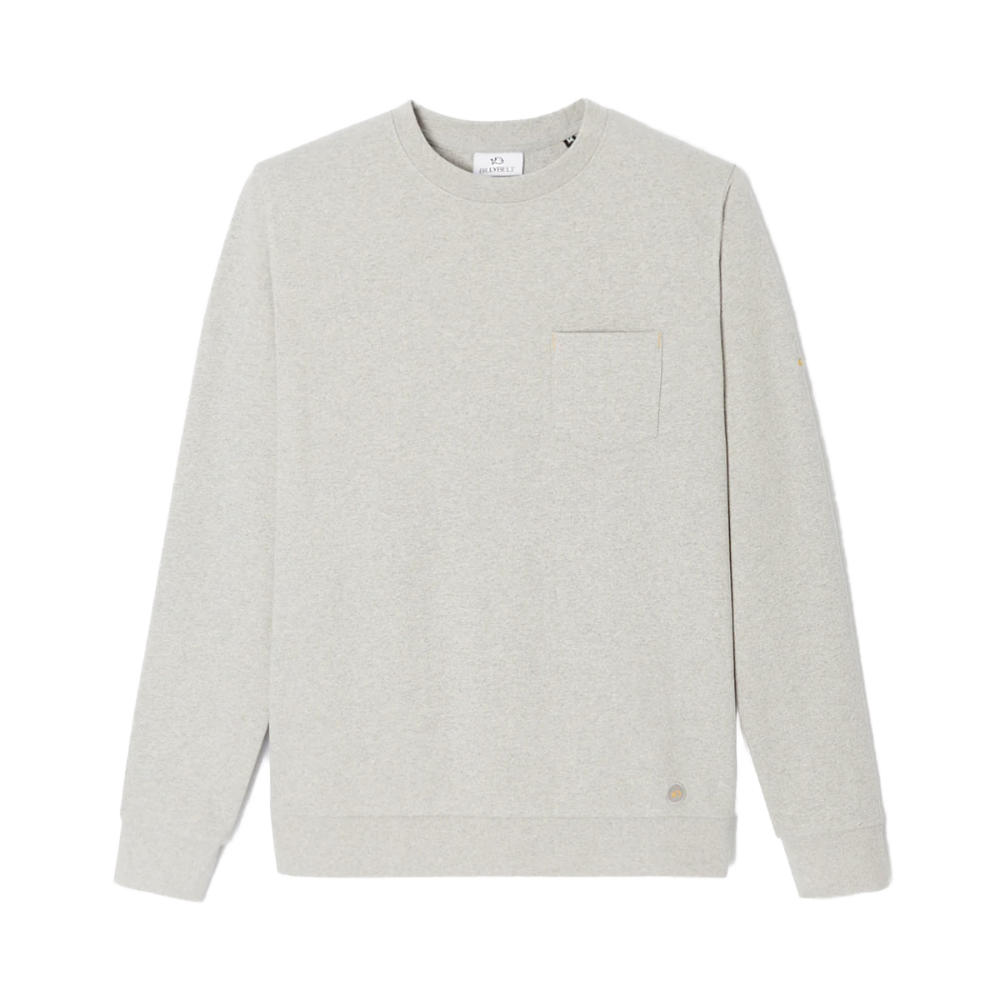 BillyBelt - Organic cotton sweatshirt 400 gr - Gris Chiné - L