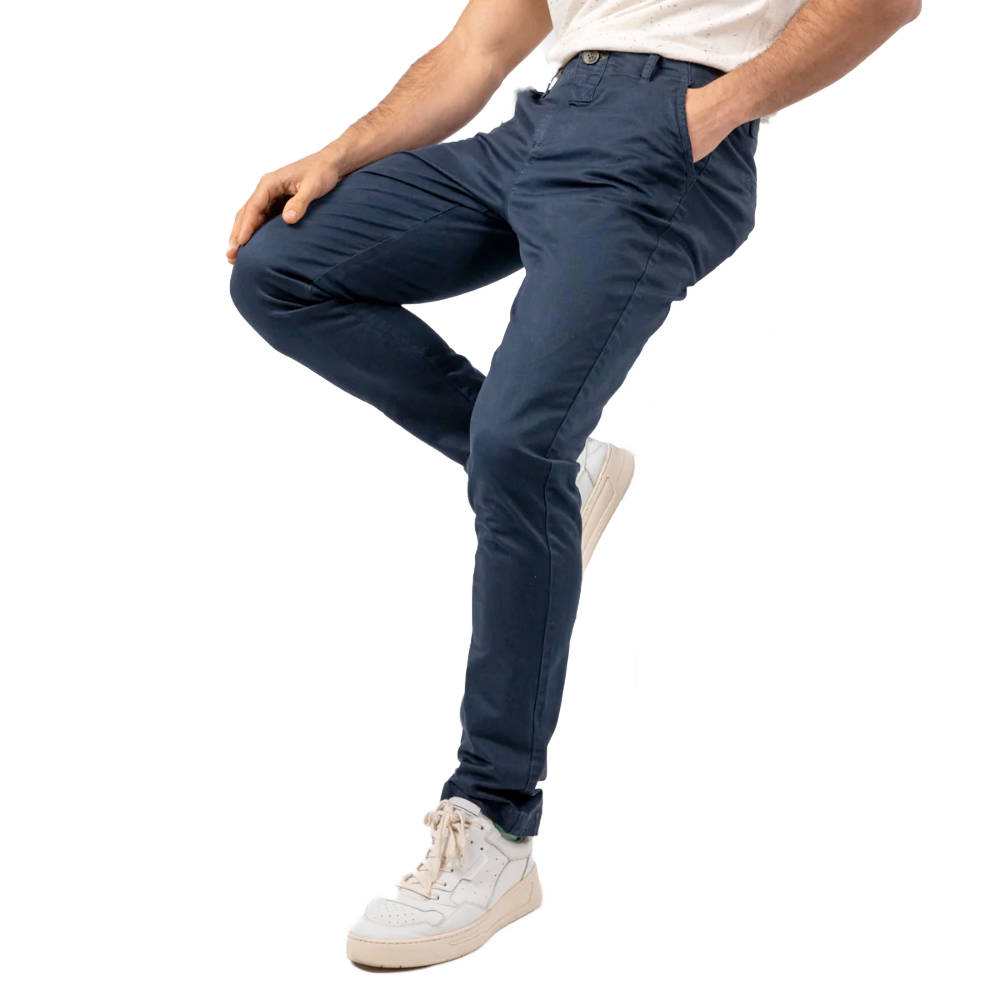 BillyBelt - Pantalon Chino Bleu Marine - 38