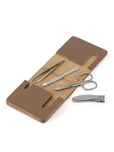 Muehle - Cowhide travel manicure set