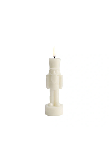 Uyui - LED candle - Nutcracker - Oyster grey