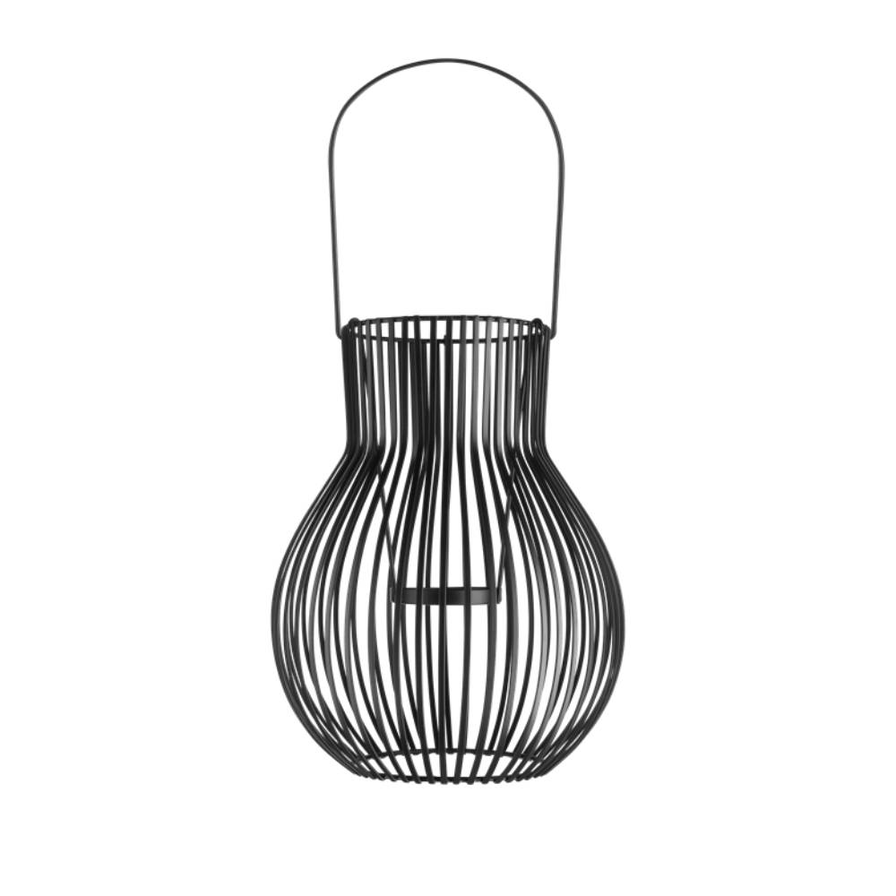 Uyuni - Upside Down Lantern - Large Black